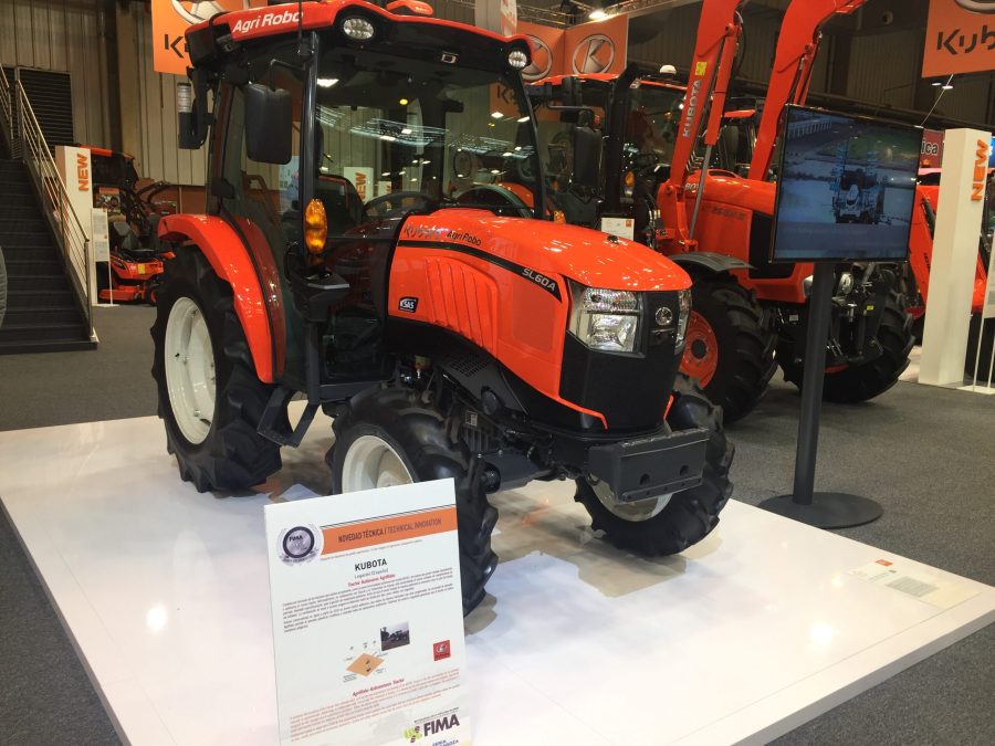Kubota autonomous tractor wins award at FIMA