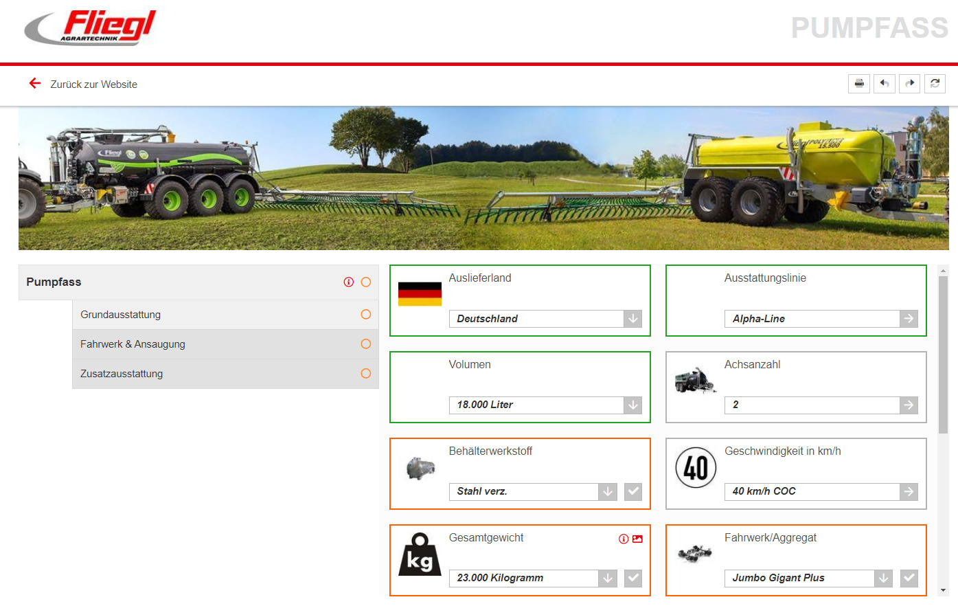  Configuring Fliegl’s agricultural trailers conveniently from home 