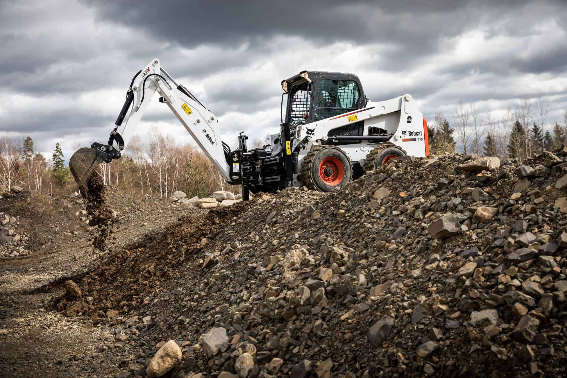 New backhoe attachment for Bobcat compact loaders