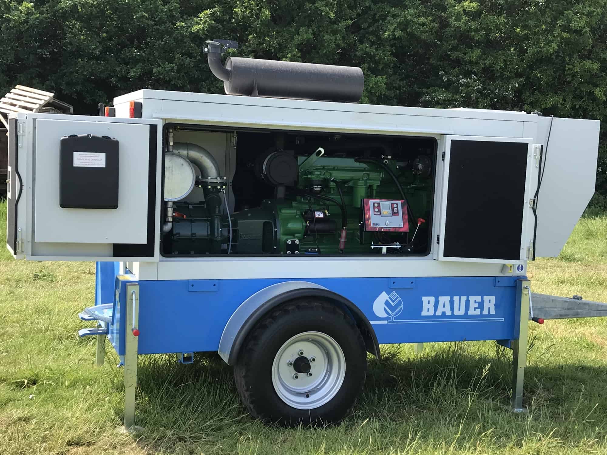 Noise-insulated pump sets join Bauer’s irrigation range 