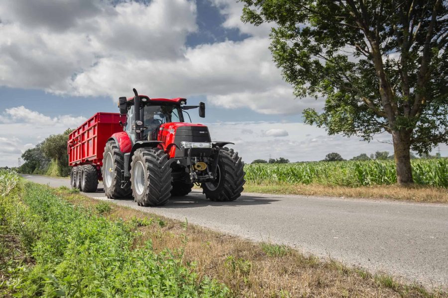 New Case IH Advanced Trailer Brake System improves tractor stability and safety