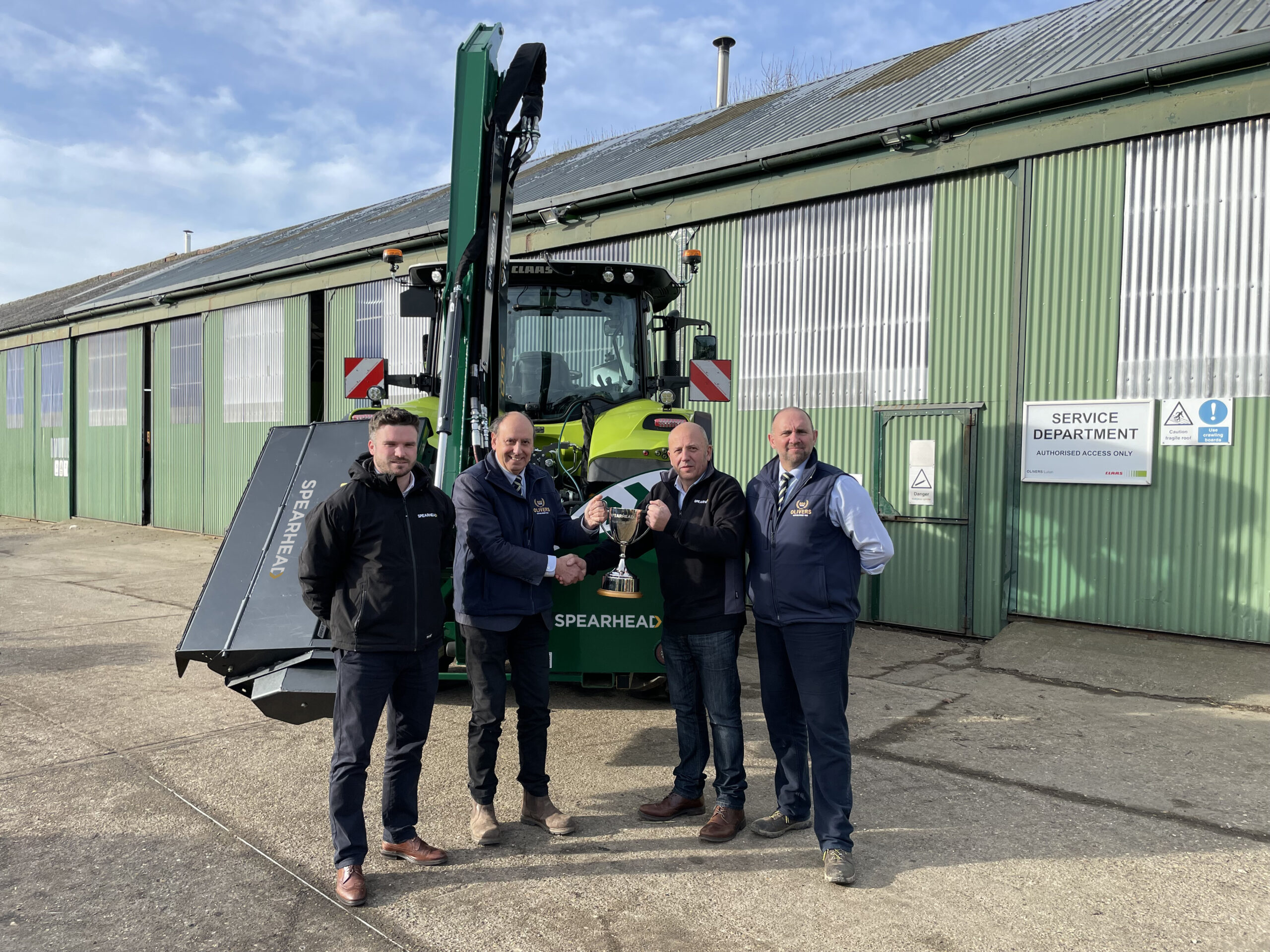 Spearhead Machinery crowns Olivers ‘2022 Dealer of the Year’