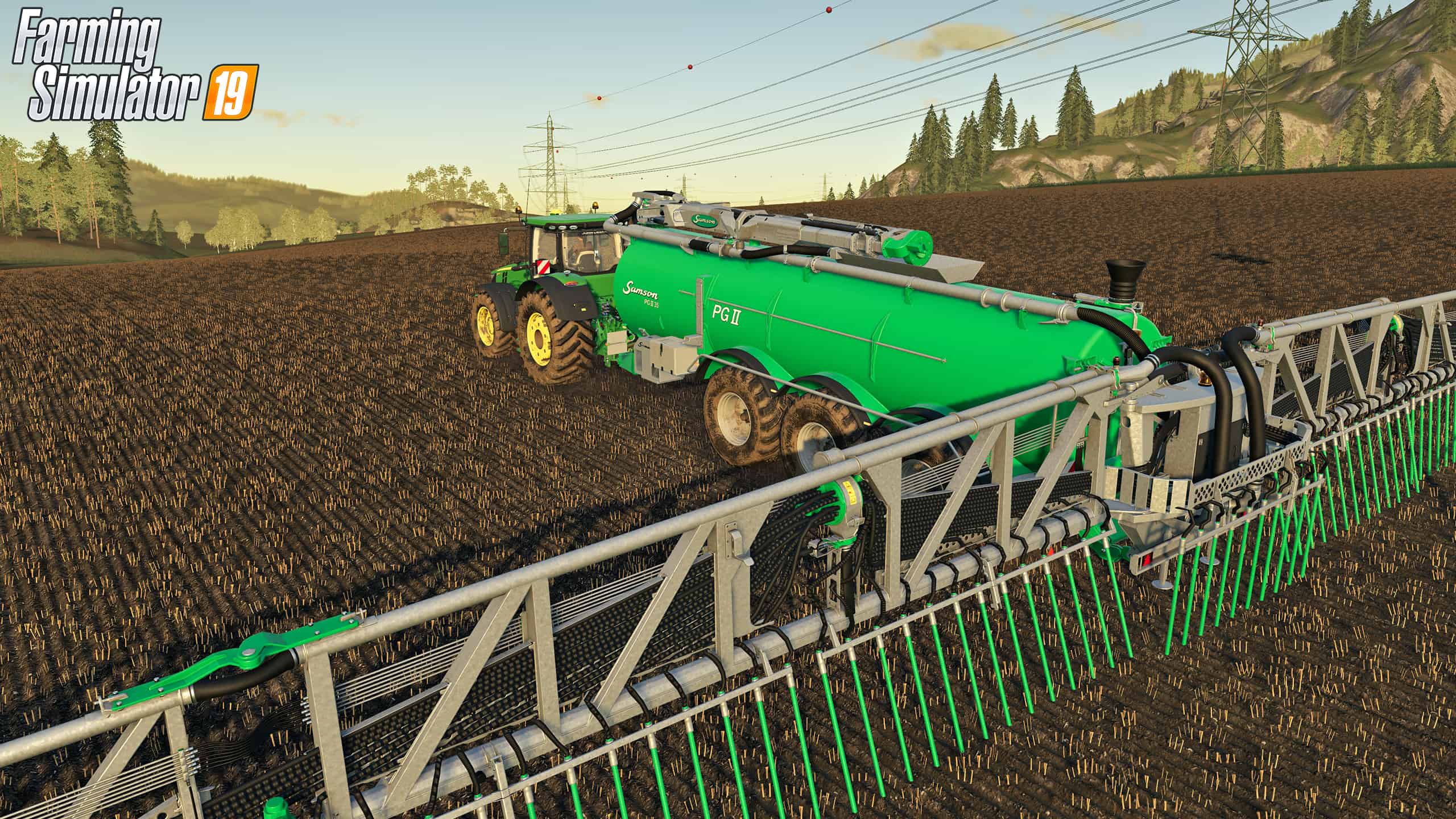 Samson machines are for the first time officially included in Farming Simulator