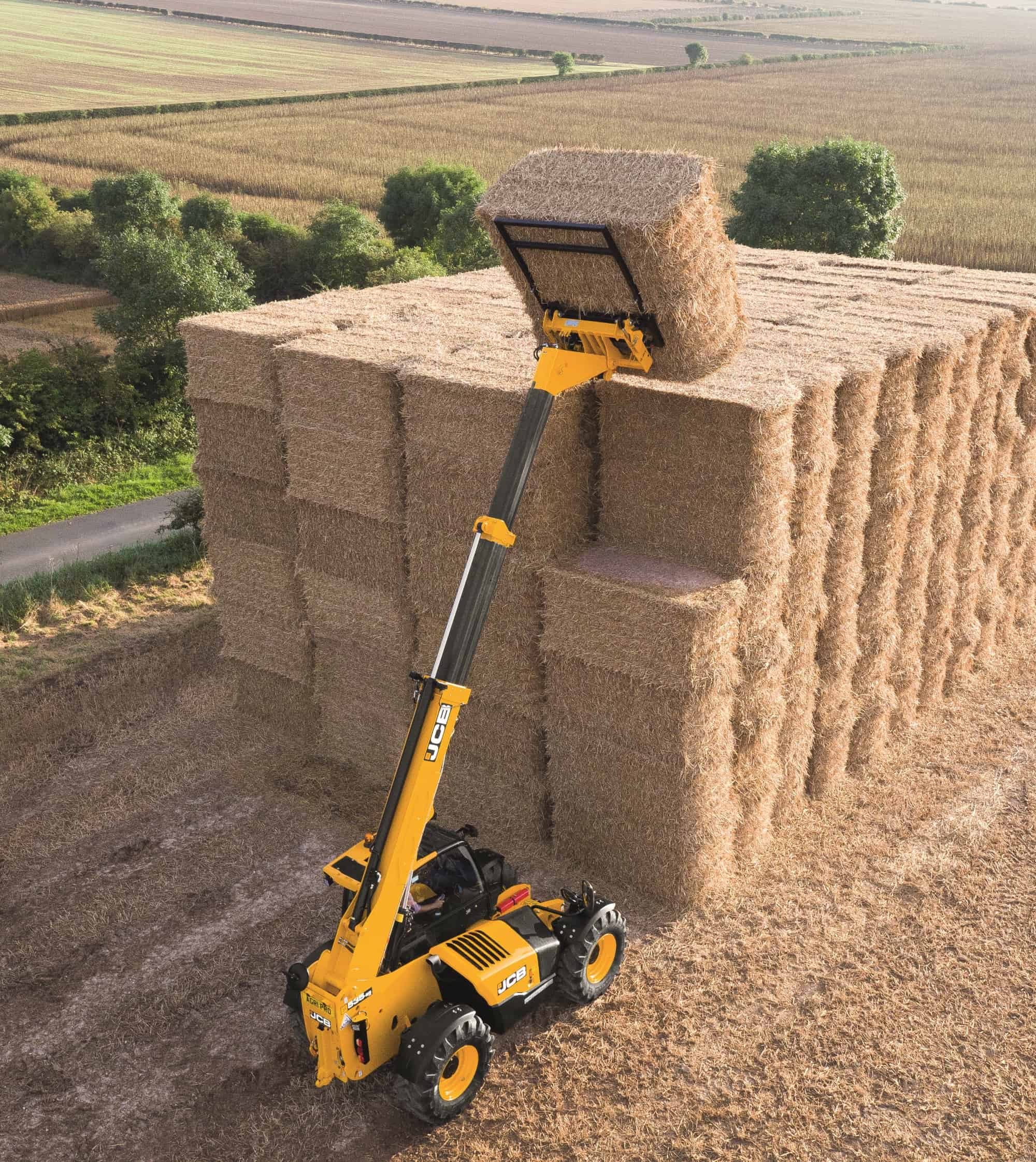 JCB bale spike and grab attachments ensure efficient handling