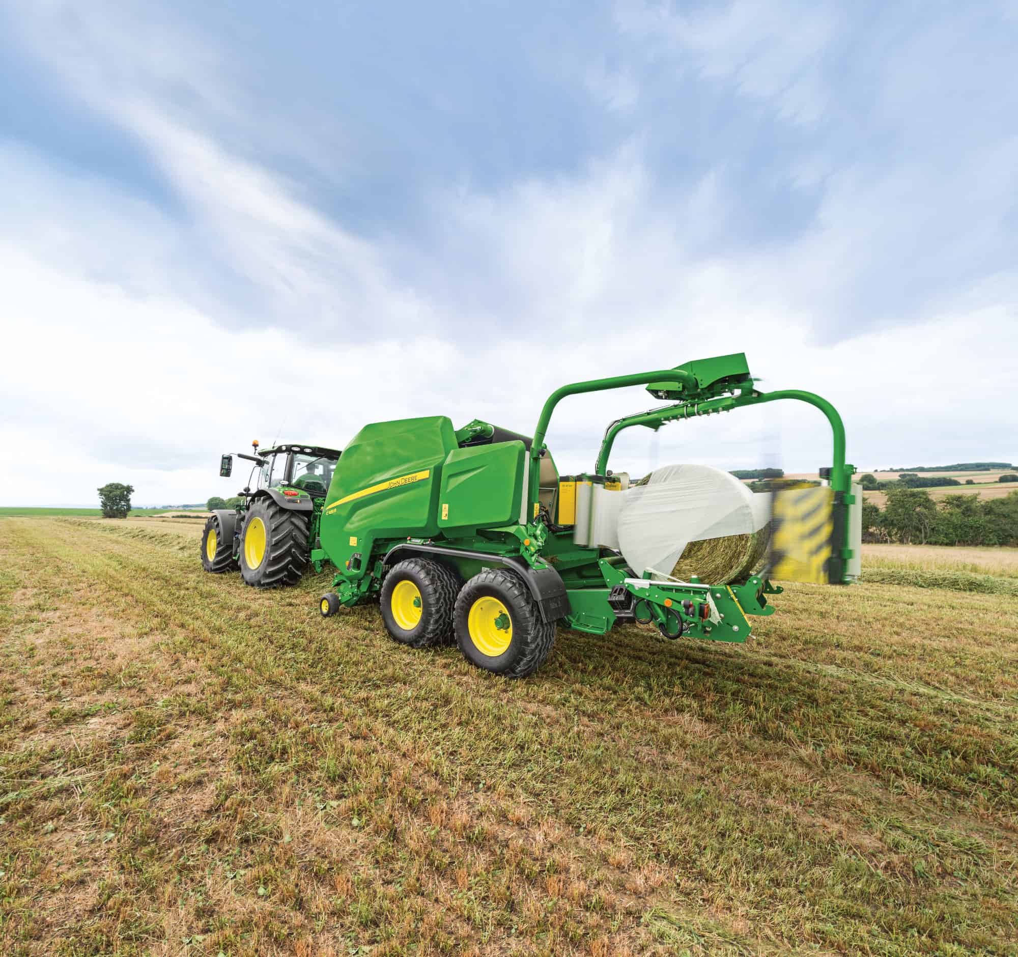 New variable chamber wrapping balers from John Deere
