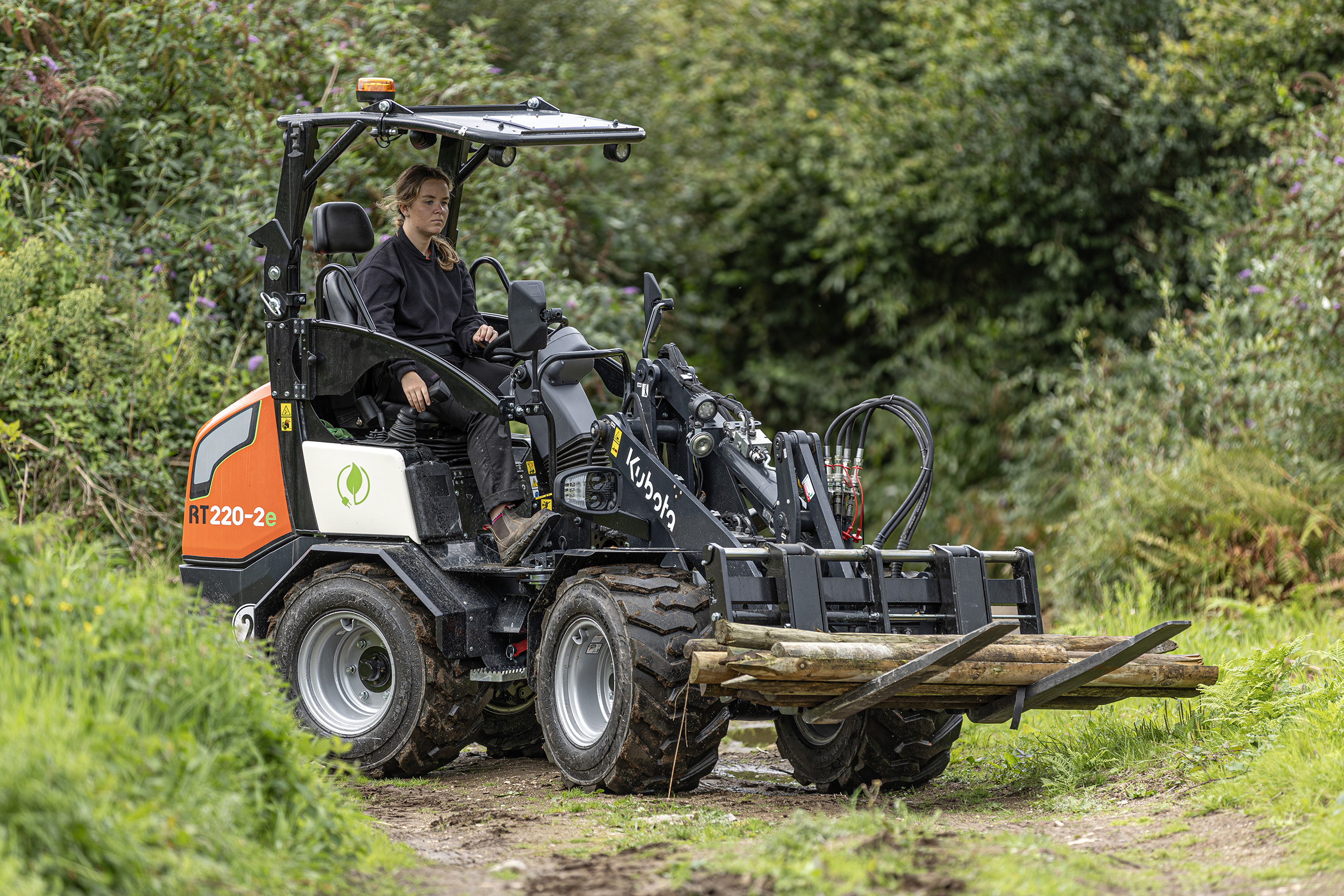 Kubota introduces battery-powered, RT compact articulated loaders