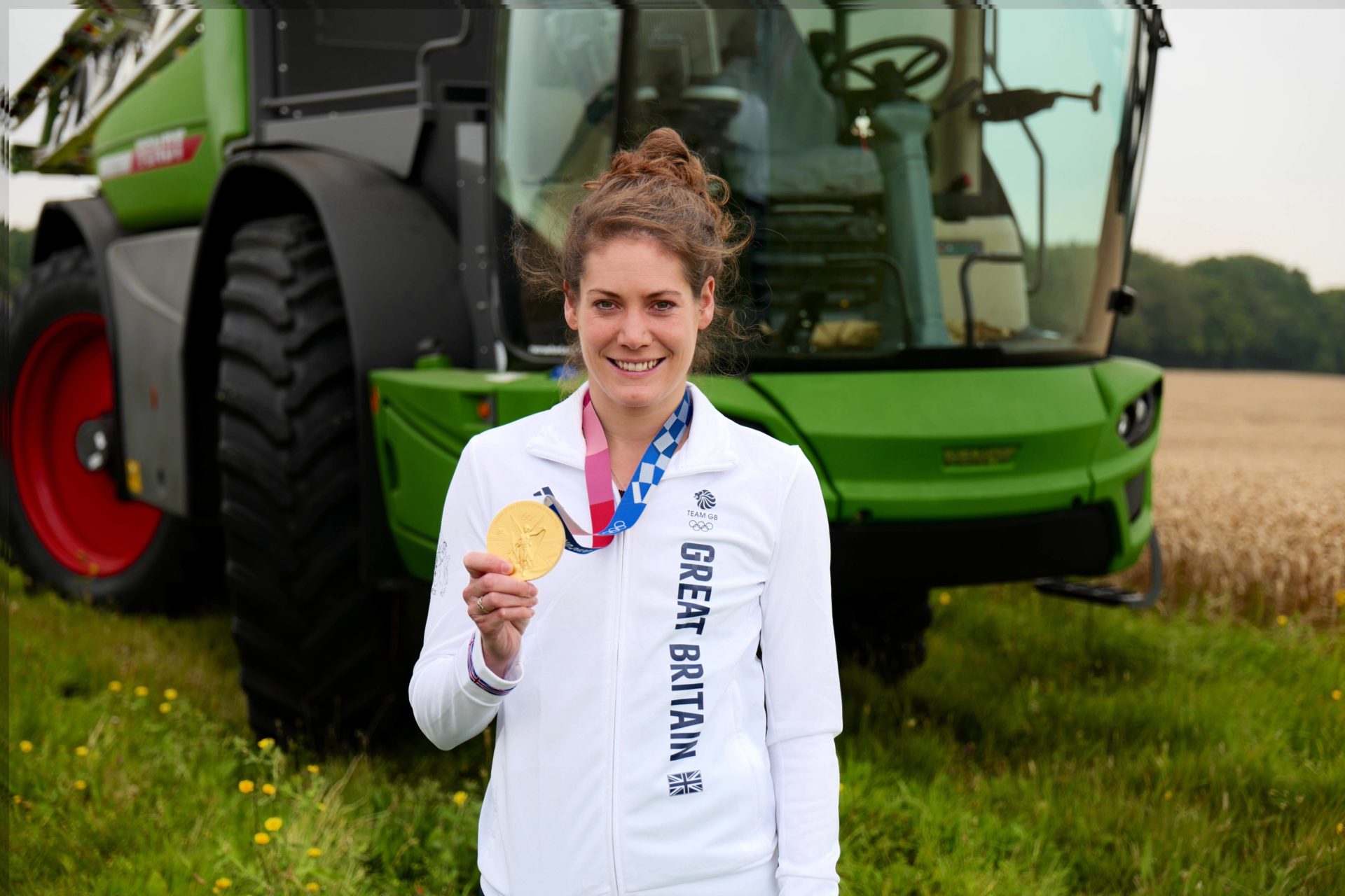 Kent farm sprayer commemorates Olympic Gold
