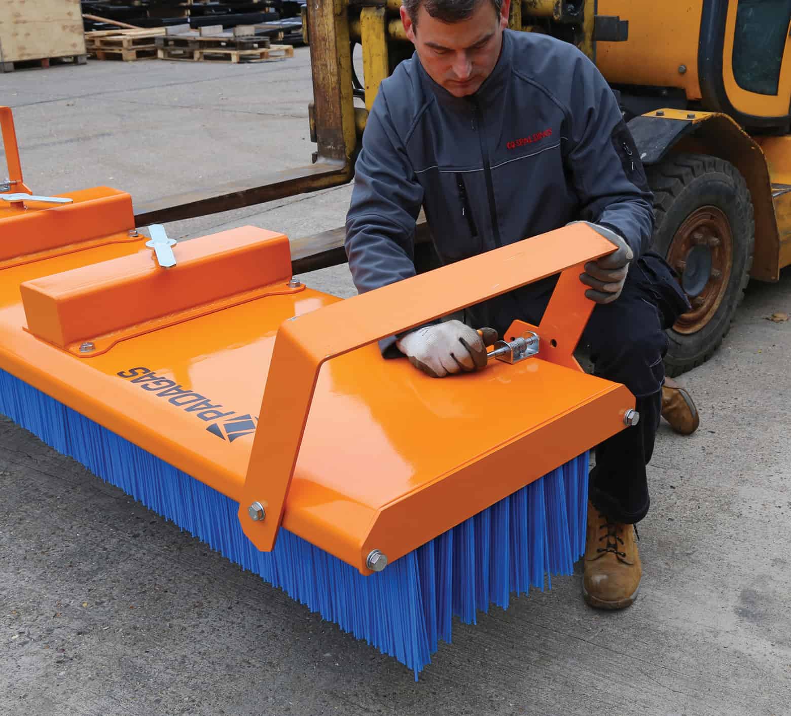 Push-Broom and Bucket Brush from Spaldings provide simple but effective sweeping solutions