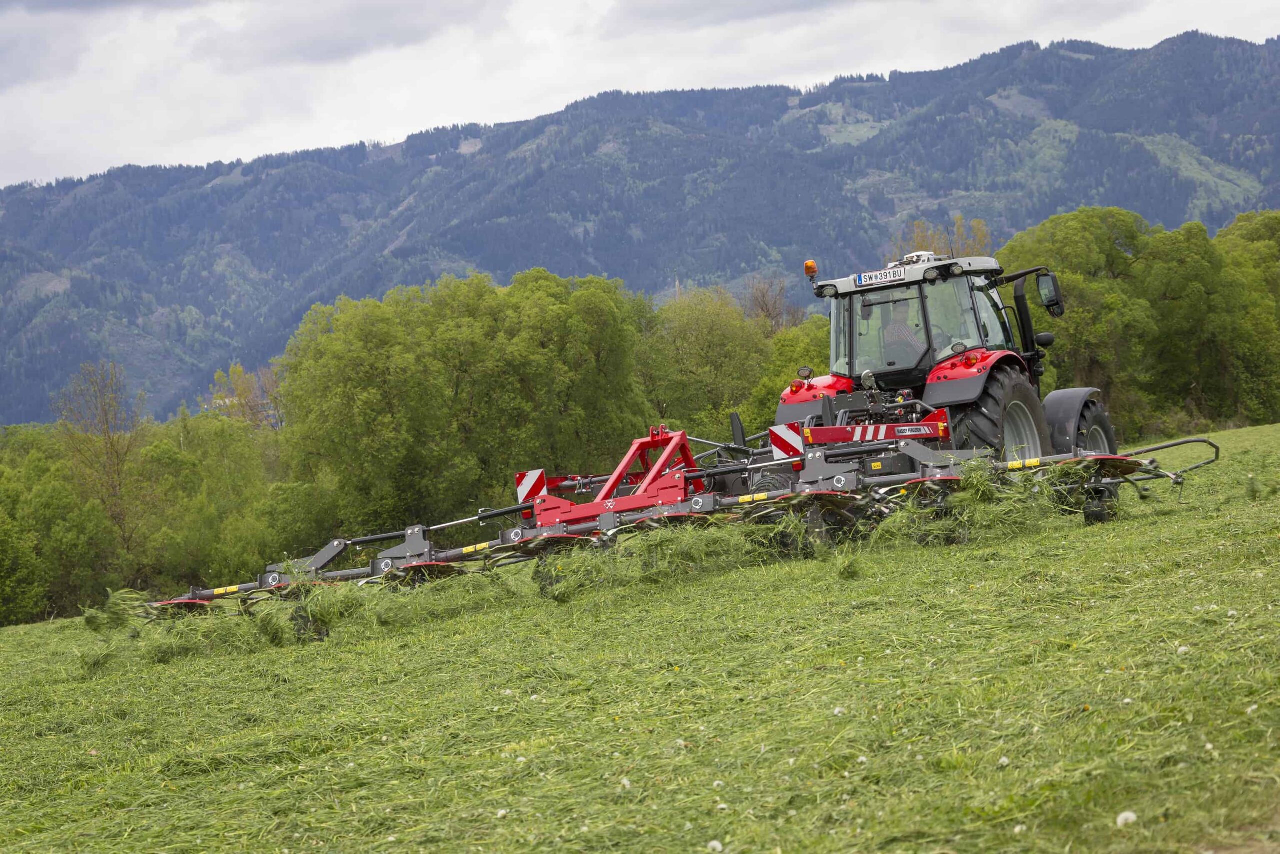 New Front-mounted mower and tedders  enhance Massey Ferguson hay and forage range
