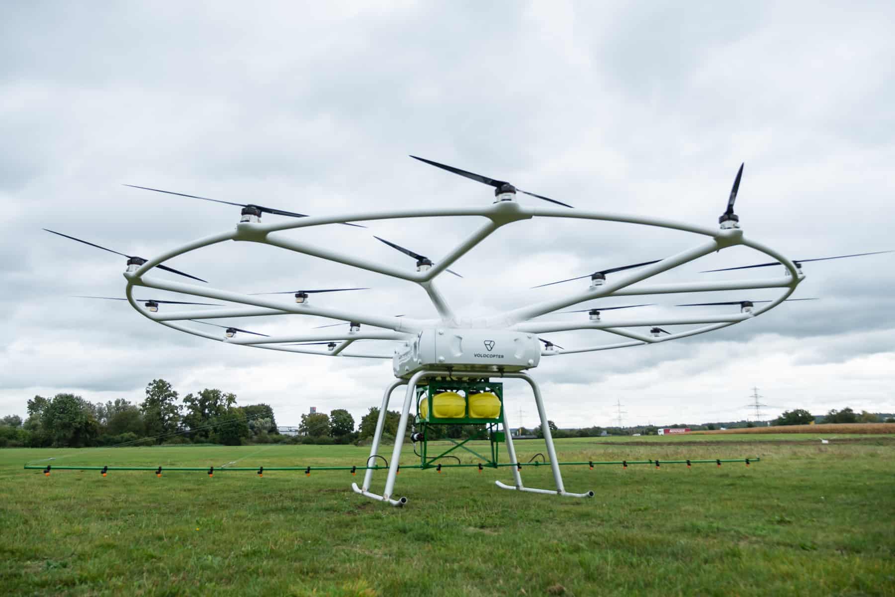 Heavy-lift utility drone for agriculture